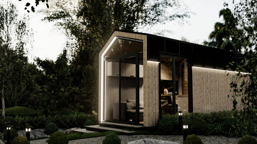 Tiny house de le Holzhauser este prima casuta pe structura de lemn de dimensiuni reduse oferite sub brandul Holzhauser